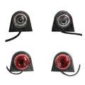 Lampa laterala gabarit cu LED Rosu-Alb 24V E4-Mark Cod:BK69052