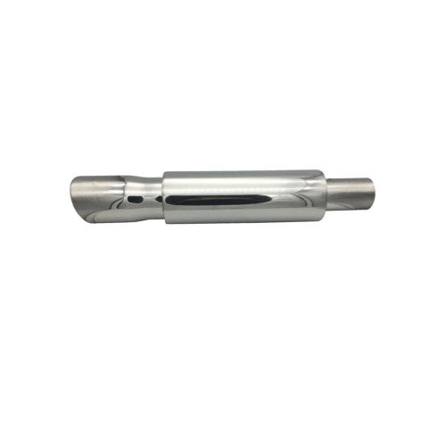 Toba inox universala, iesire 7.5 cm, intrare 4.8 cm, lungime 50 cm Cod: 502023
