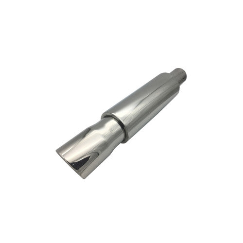 Toba inox universala, iesire 7.5 cm, intrare 4.8 cm, lungime 50 cm Cod: 502023