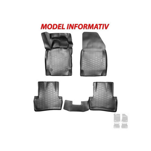 Covoare cauciuc tavita compatibile Volkswagen  Sharan II 2010-> Cod: 3D 0512 / A10