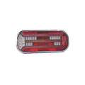Lampa spate 302x130, LED, 6 functii, stanga, ceata, Fristom Cod: FT-600 L