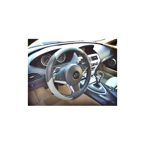 Husa volan auto imitatie piele  marime M 37-38 cm diverse culori Cod: SWC-001