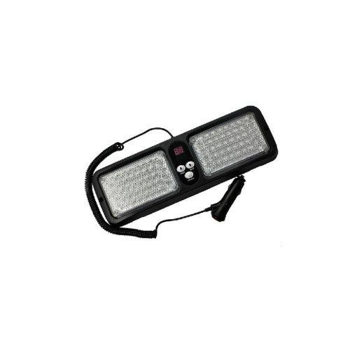 Lampa LED stroboscopica parasolar 12V portocalie 12 moduri Cod: 113A