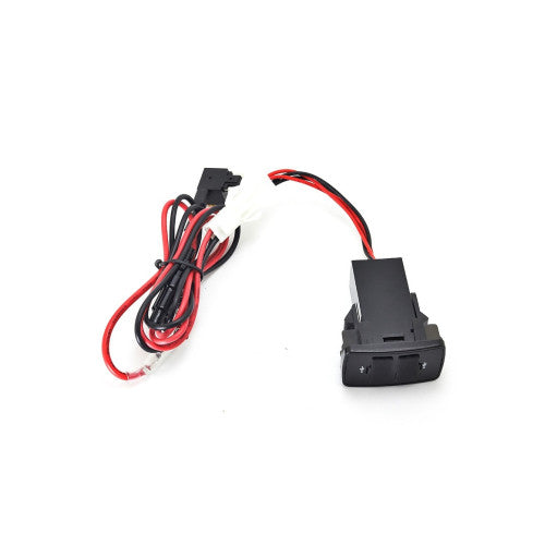 Mufa USB pentru bord cu capac din cauciuc cu 2 porturi  Cod: 01