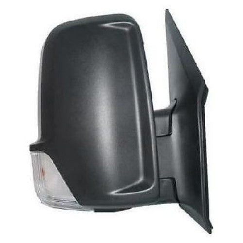 Capac dreapta pentru oglinda compatibil Mercedes Sprinter II si VW Crafter 06.2006 -> NEGRU M.S.55