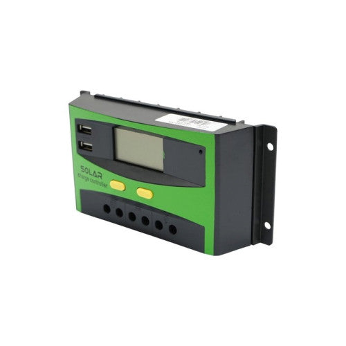 Regulator tensiune panou solar 20A 12V 24V cu 2 porturi USB IP32 Cod: BK87458