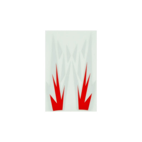 Abtibild culoare alb rosu reflectorizant Cod: AN15