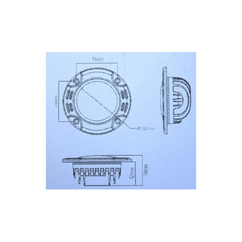 Proiector LED incastrabil 18W 1620 lm 10V-30V Spot IP67 Cod: HG-118