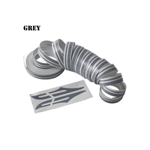 Abtibild decorativ 2 linii  pentru caroserie 10mm x10metri Cod: JK-350