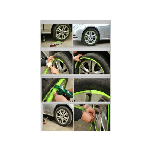 Protectie jante auto inele decorative diverse culori universale