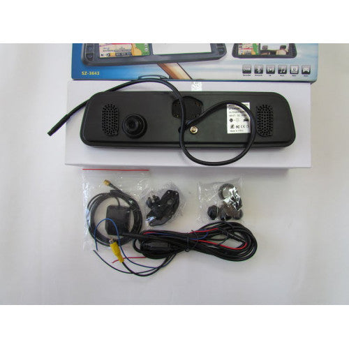 Oglinda monitor cu GPS plus multe alte functii 7in1