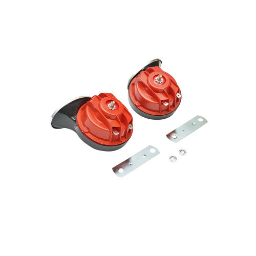 Claxon auto universal 12V cu grila crom si releu 112dB Cod: BK60101