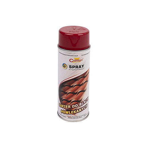 Spray vopsea pentru tabla si acoperis maro-vin rosu Champion profesional 400ml Cod: RAL3005