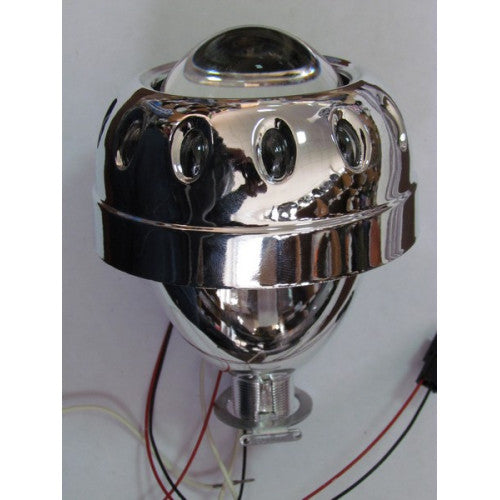 Lupe Bi-xenon Devil Eyes RED 2.5 inch 001R