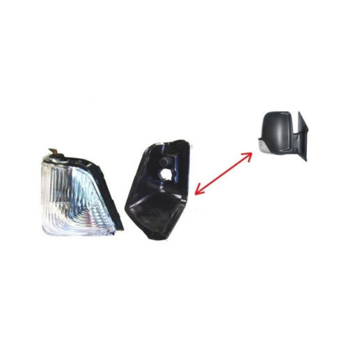 Lampa semnalizare oglinda stanga compatibila Mercedes Sprinter Volkswagen Crafter Cod: 60-001L