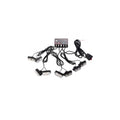 Lumini de zi DRL LED 12V cu 8 mini proiectoare lumina alba set Cod: 52043-8