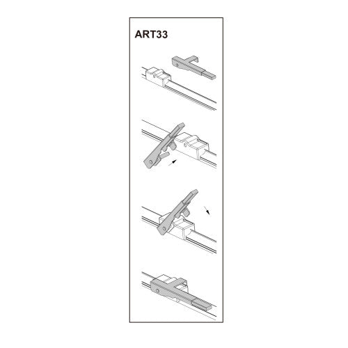 Stergator parbriz sofer FORDC-MAX 02/2007➝ COD:ART33 26"