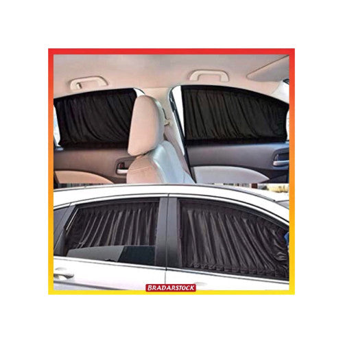 Set 2 perdele laterale auto  din panza  pe sina calitate PREMIUM  Lungime  50 cm Cod: FS-12