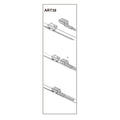 Stergator parbriz sofer FIAT DOBLO Box (263) 02/2010➝ COD:ART38  24"