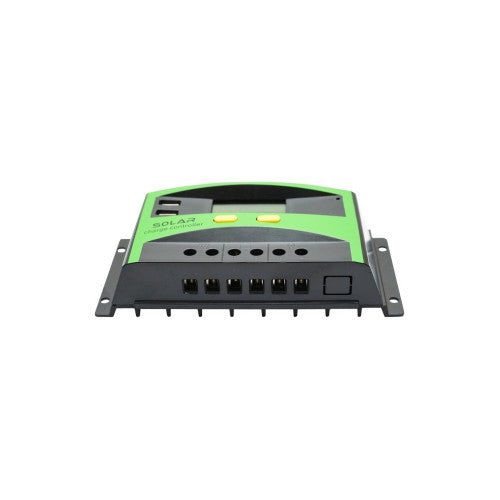 Regulator tensiune panou solar 30A 12V 24V cu 2 porturi USB IP32 Cod: BK87460