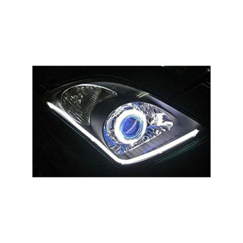 Banda LED DRL flexibila 85cm 12V lumina alba set 2 bucati  Cod: BO85W12V