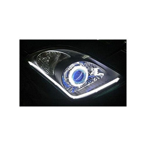 Banda LED DRL flexibila 30cm 24V lumina alba set 2 bucati Cod: BO30W-24V