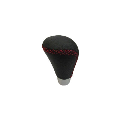 Maner schimbator viteze auto universal negru piele cusatura rosie Cod: AK519
