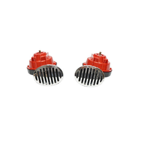 Claxon auto universal 12V cu grila crom si releu 112dB Cod: BK60101
