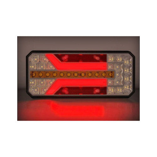 Lampa stop camion LED cu semnalizare dinamica 12V/24V IP67 Cod: SL-5005