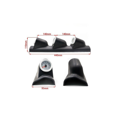 Suport stalp cu 3 ceasuri tuning Cod: 7731A