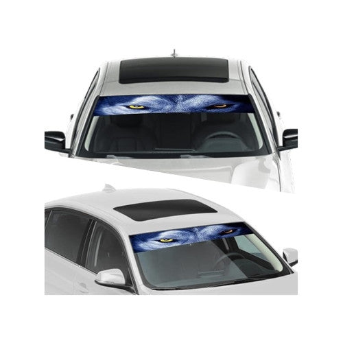 Abtibild parasolar parbriz sau luneta model Ochi de Lup Cod: YH-01