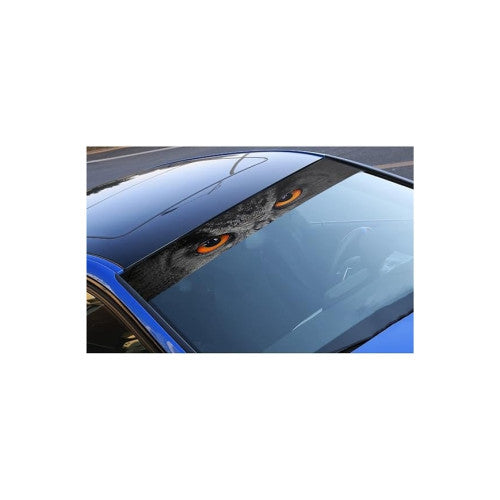 Abtibild parasolar parbriz sau luneta model Ochi de Bufnita Cod: YH-04