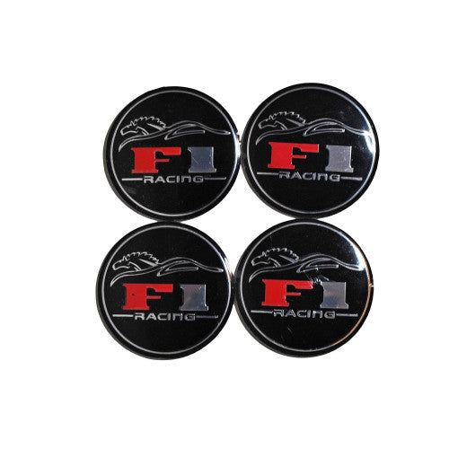 Set ornamente negre capace jante auto 50 mm Cod: LGT-003