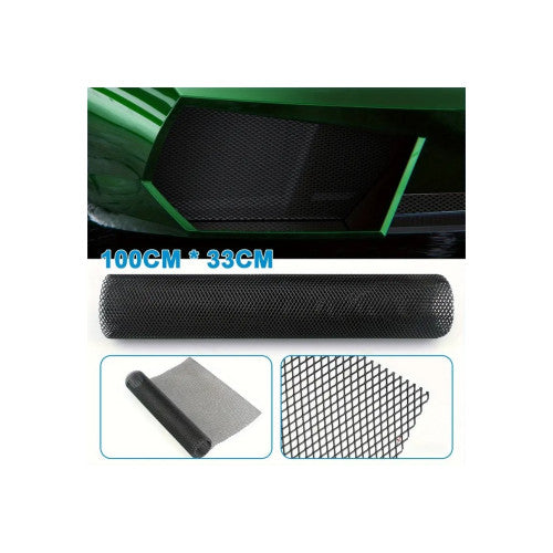 Plasa Tuning Neagra metalica  100x33cm
