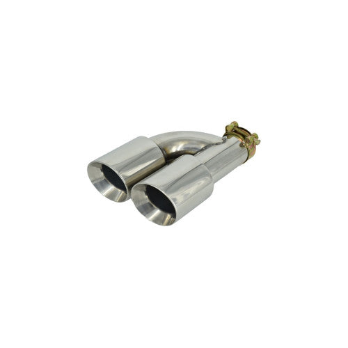 Ornament toba universal cromat cu colier prindere Cod: 7100425