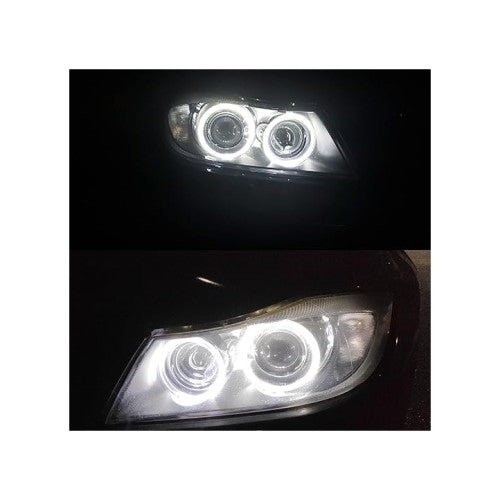 Set 2 becuri LED Marker Angel Eyes auto compatibil BMW Seria 3 E90 E91 fara facelift 6W alb xenon 6000K canbus Cod: A.E.3003