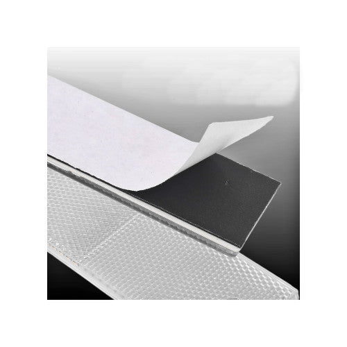 Dreptunghi reflector alb 5x15cm auto universal Cod: FGB-01