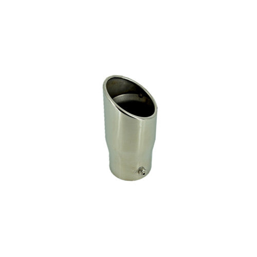 Ornament toba inox premium, intrare 7.8 cm, iesire 9 cm, lungime 18 cm Cod: 7635