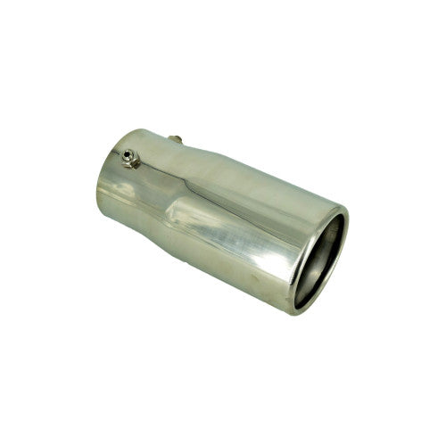 Ornament toba inox premium, intrare 7.8 cm, iesire 9 cm, lungime 17.5 cm Cod: 7635P