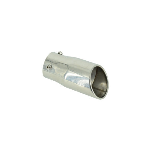 Ornament toba inox premium, intrare 7.8 cm, iesire 9 cm, lungime 18 cm Cod: 7635