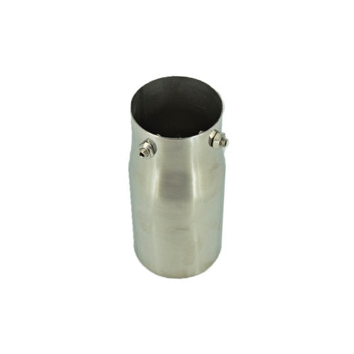 Ornament toba inox premium, intrare 7.8 cm, iesire 9 cm, lungime 18 cm Cod: 7635