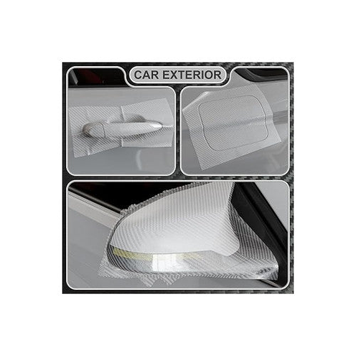 Folie carbon 3D transparenta cu tehnologie anti-bule 1.5m x 1m Cod: CF39