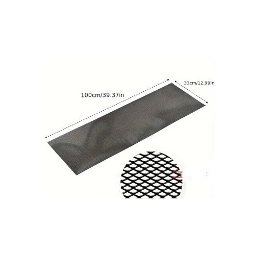 Plasa Tuning Neagra metalica  100x33cm