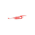 Abtibild Scorpion culoare rosu reflectorizant Cod: AN11