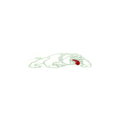 Abtibild Bulldog culoare alb reflectorizant Cod: AN12