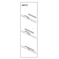Stergator parbriz pasager AUDI A6 05/2004-> COD:ART37 22"