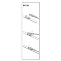 Stergator parbriz pasager VOLKSWAGEN CRAFTER 04/2006➝ COD:ART51 24"