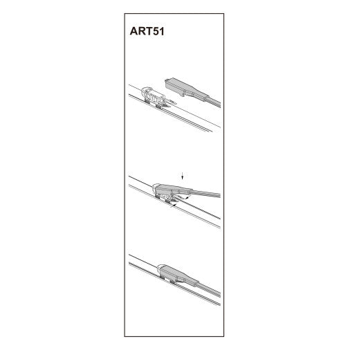 Stergator parbriz sofer AUDI Q7 03/2006-> COD:ART51 26"