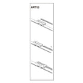 Stergator parbriz sofer PEUGEOTBIPPER Tepee MPV 02/2008➝ COD:ART52 26"