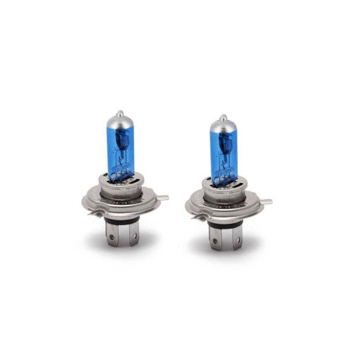 Becuri halogen auto ART H4 P43t 12V 60/55W 2 faze Diamond Vision imitatie xenon albastre set 2 bucati